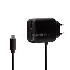 LOGILINK USB fali töltő , 2+1 port, 10,5W (fekete) LOGILINK_PA0157 small