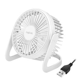 LOGILINK USB ventilátor, 12,7 cm 5 hüvelyk (fehér) UA0402 small