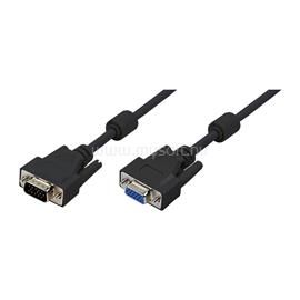 LOGILINK VGA kábel, HD15/M   HD15/F, 1080p, 2x ferrit, 5 m LOGILINK_CV0006 small