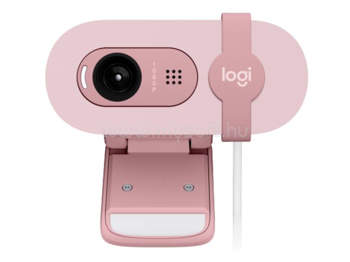 LOGITECH Brio 100 FullHD webkamera (rózsaszín)