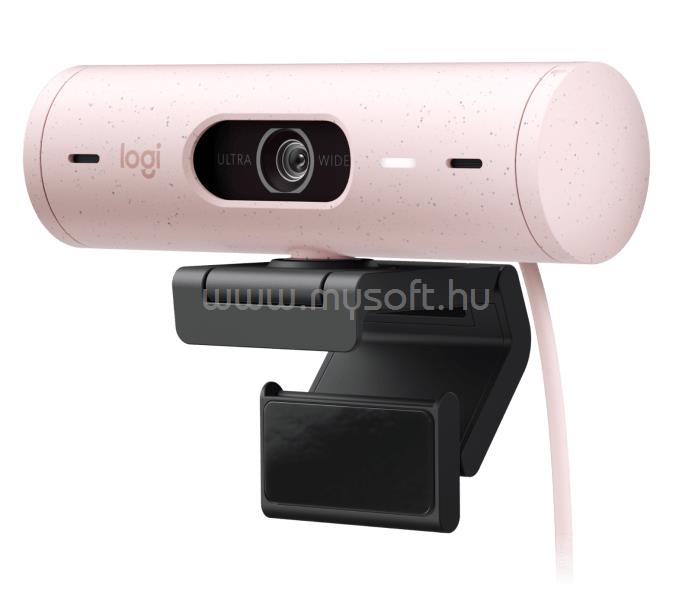 LOGITECH Brio 500 Full HD webkamera (rózsaszín)