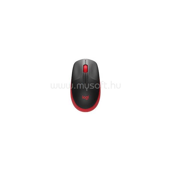 LOGITECH M190 optikai vezeték nélküli egér (piros)