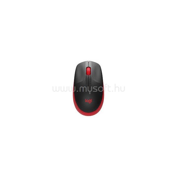 LOGITECH M190 optikai vezeték nélküli egér (piros)