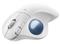 LOGITECH ERGO M575S vezeték nélküli hanyattegérr (piszkosfehér + kék golyó) 910-007030 small