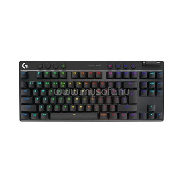 LOGITECH G PRO X TKL LIGHTSPEED TACTILE mechanikus gamer vezeték nélküli billentyűzet amerikai angol lokalizáció (fekete)