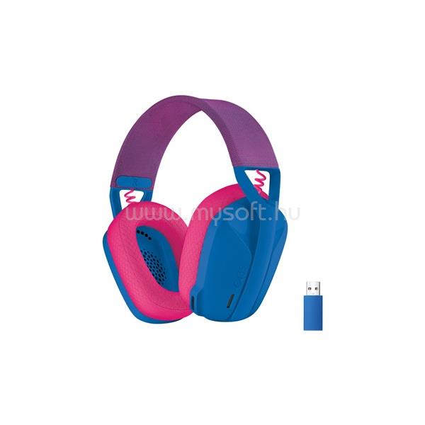 LOGITECH G435 vezeték nélküli gamer headset (kék)