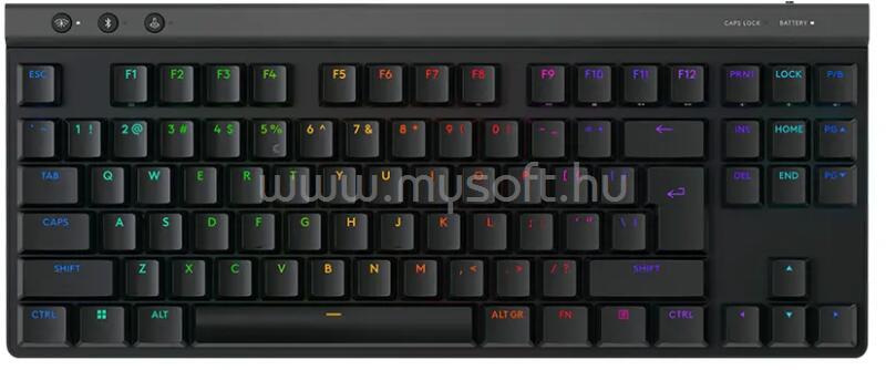 LOGITECH G515 LIGHTSPEED gamer  vezeték nélküli billentyűzet amerikai angol lokalizáció (fekete)