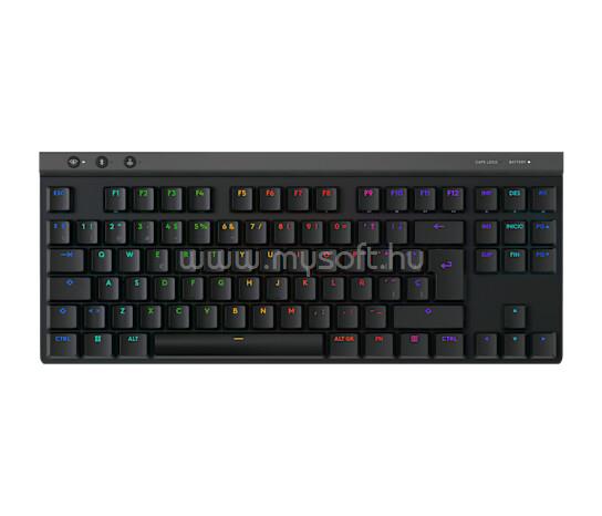 LOGITECH G515 LIGHTSPEED TKL mechanikus gamer  vezetékes billentyűzet (magyar, fekete)