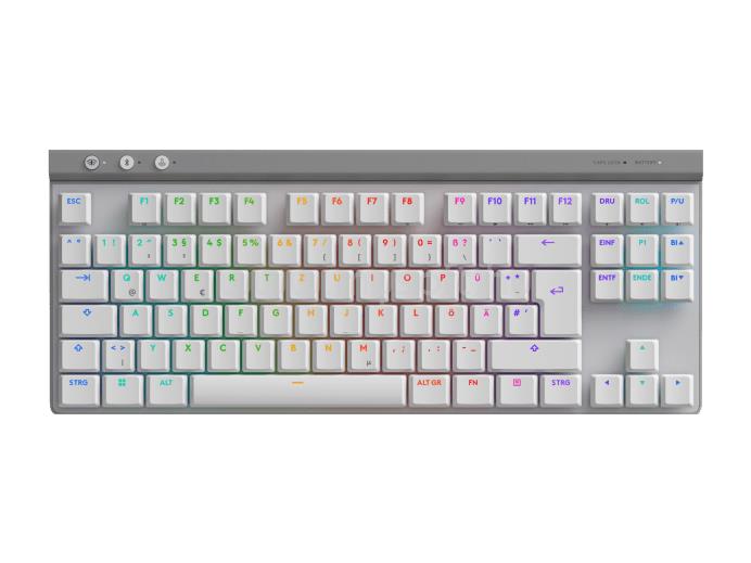 LOGITECH G515 LIGHTSPEED TKL vezeték nélküli billentyűzet amerikai angol lokalizáció (fehér)