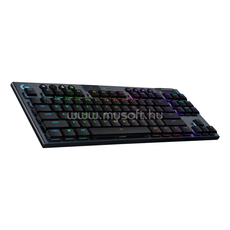 LOGITECH G915 X LIGHTSPEED tactile gamer vezeték nélküli billentyűzet amerikai angol lokalizáció (fekete)