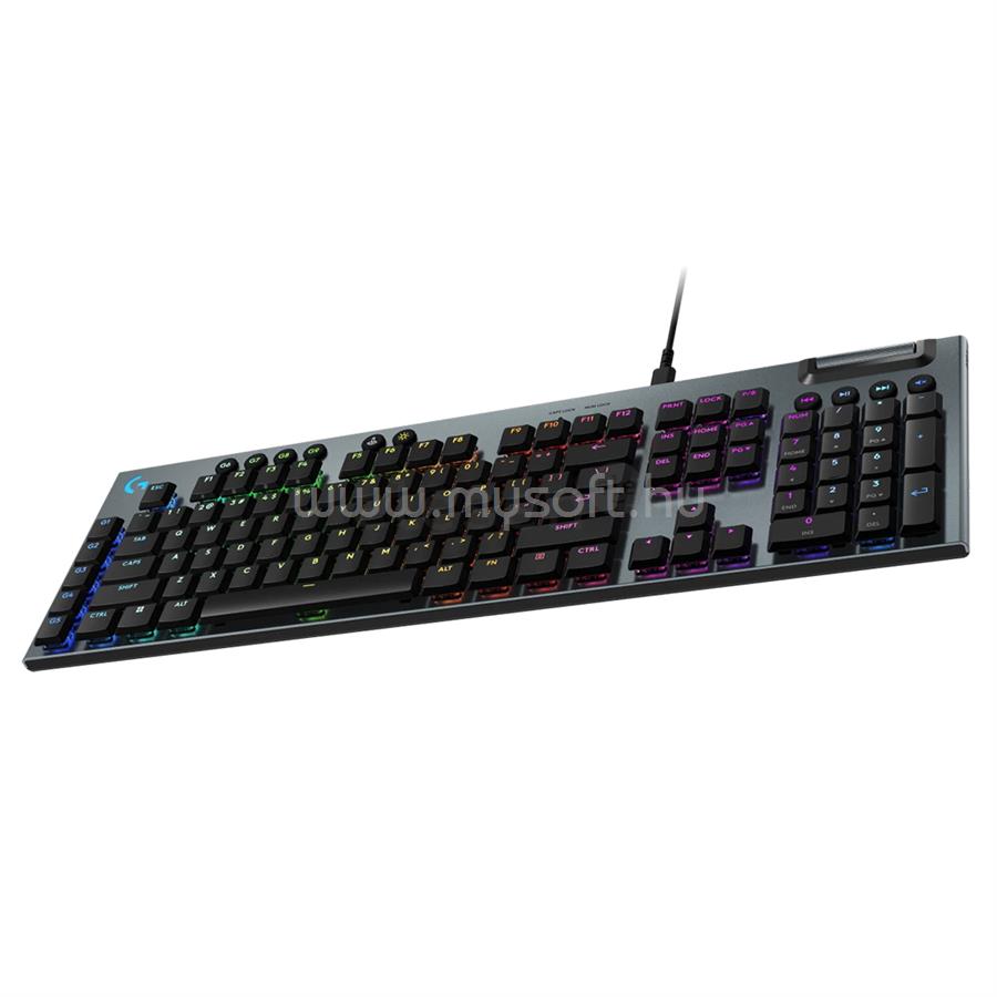 LOGITECH G915 X vezetékes billentyűzet amerikai angol lokalizáció (fekete)