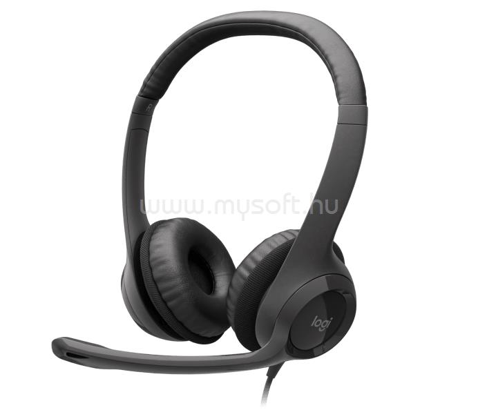 LOGITECH H390 USB vezetékes headset (grafitszürke)