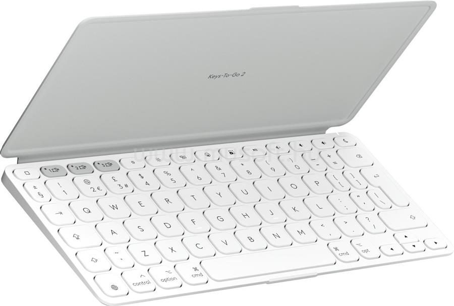 LOGITECH Keys-To-Go 2 ipad billentyűzet angol lokalizáció (halványszürke)