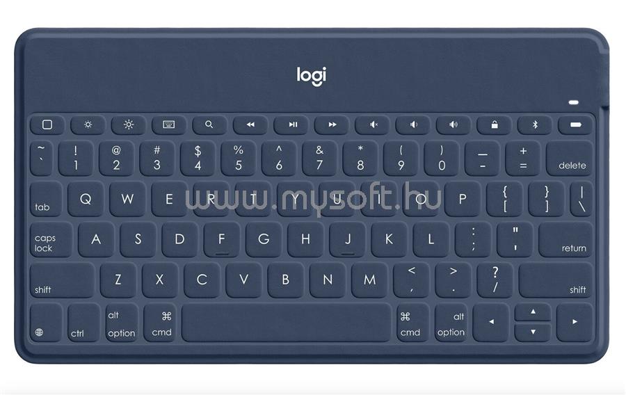 LOGITECH Keys-To-Go Bluetooth vezeték nélküli billentyűzet amerikai angol lokalizáció (kék)