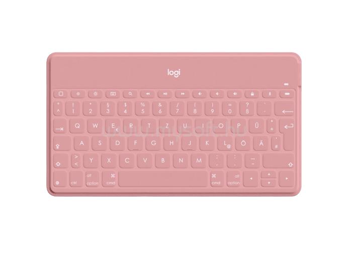 LOGITECH Keys-To-Go Bluetooth vezeték nélküli billentyűzet angol lokalizáció (rózsaszín)