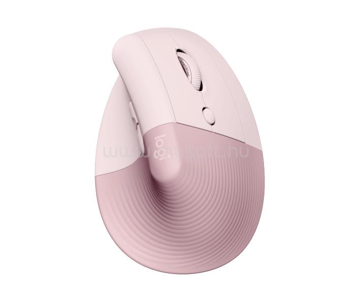 LOGITECH LIFT ergonomikus vertikális optikai Bluetooth vezeték nélküli egér (rózsaszín)