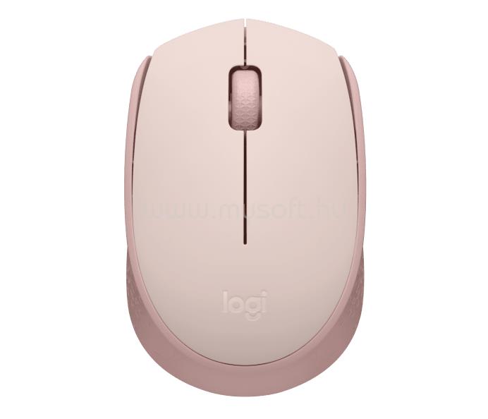 LOGITECH M171 vezeték nélküli optikai notebook egér (rózsaszín)