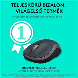 LOGITECH M185 vezeték nélküli optikai USB egér szürke 910-002238_/_910-002235 small