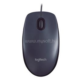LOGITECH M90 optikai vezetékes egér sötét szürke USB, pc 910-001793_/_910-001794 small