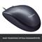 LOGITECH M90 optikai vezetékes egér sötét szürke USB, pc 910-001793_/_910-001794 small