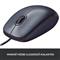 LOGITECH M90 optikai vezetékes egér sötét szürke USB, pc 910-001793_/_910-001794 small