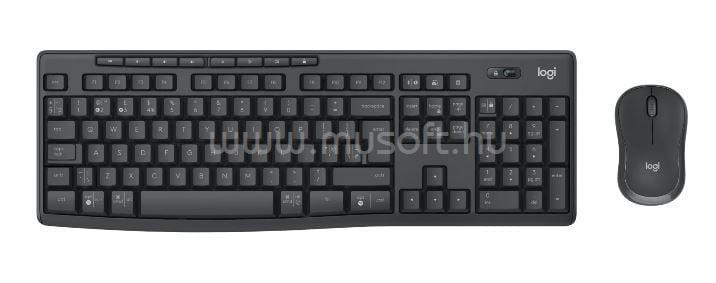 LOGITECH MK370 Combo for Business vezeték nélküli egér-billentyűzet (német Qwertz) duó grafitszürke