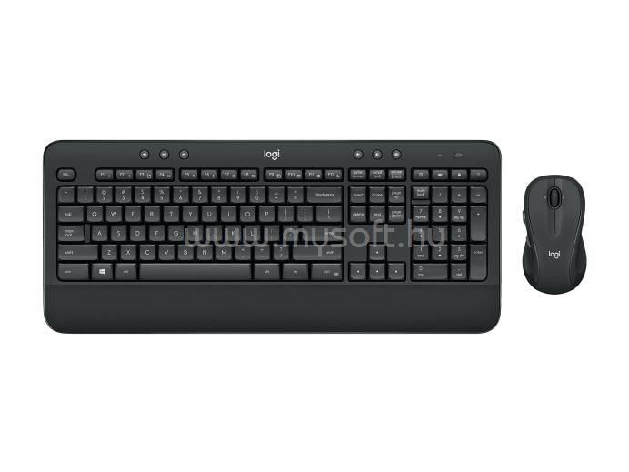 LOGITECH MK545 ADVANCED vezeték nélküli billentyűzet + egér amerikai angol lokalizáció (fekete)