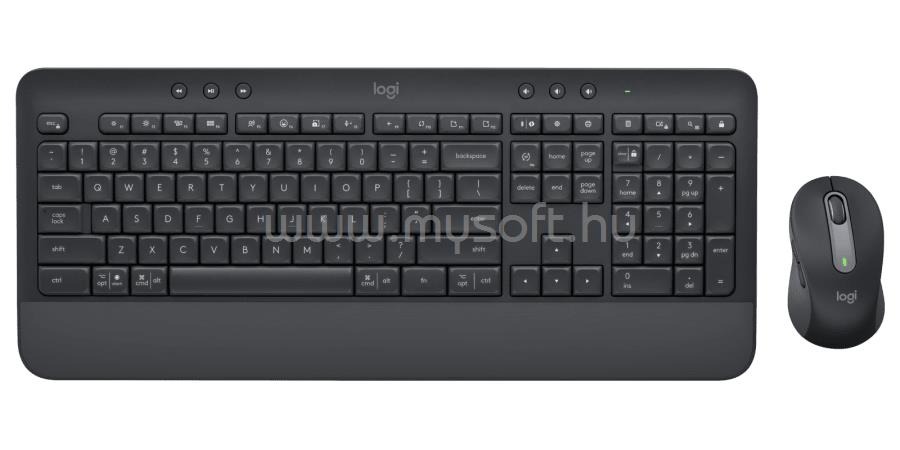 LOGITECH MK650 vezeték nélküli billentyűzet + egér (magyar, grafitszürke)