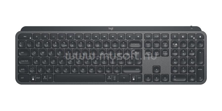 LOGITECH MX KEYS FOR BUSINESS vezeték nélküli billentyűzet svájci lokalizáció (grafitszürke)