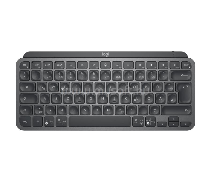LOGITECH MX KEYS MINI FOR BUSINESS vezeték nélküli billentyűzet angol lokalizáció (grafitszürke)