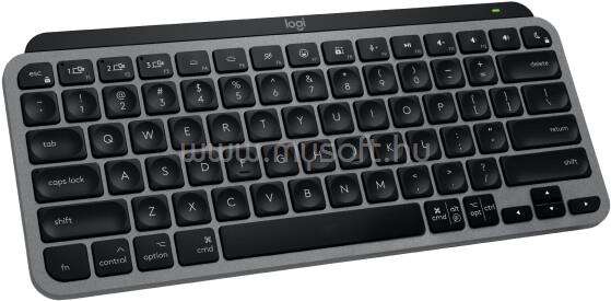 LOGITECH MX KEYS MINI MAChez vezeték nélküli billentyűzet amerikai angol lokalizáció (asztroszürke)