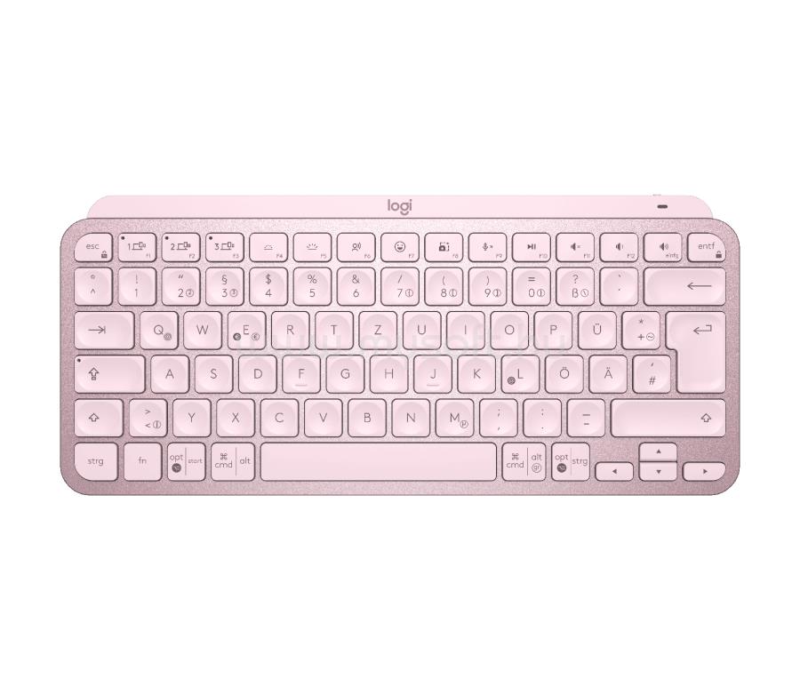 LOGITECH MX KEYS MINI vezeték nélküli billentyűzet DE (rózsaszín)