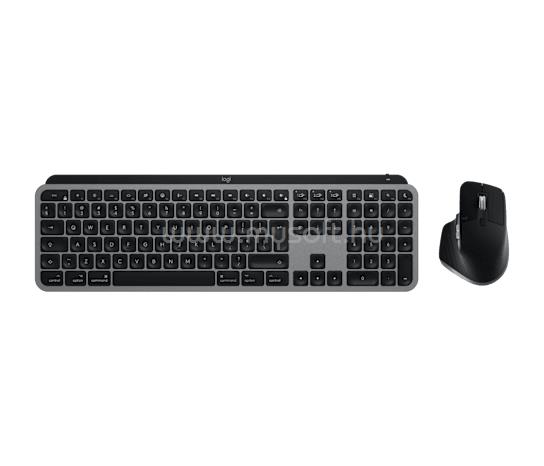 LOGITECH MX Keys S Combo Machez vezeték nélküli billentyűzet + egér angol lokalizáció (asztroszürke)