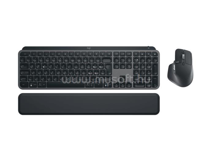 LOGITECH MX Keys S Combo vezeték nélküli billentyűzet + egér angol lokalizáció (grafitszürke)