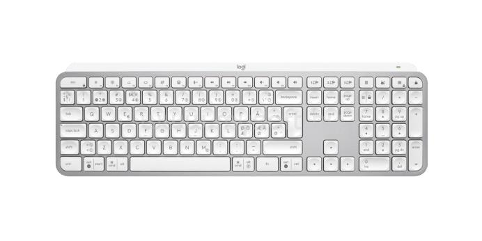 LOGITECH MX Keys S vezeték nélküli billentyűzet angol lokalizáció (halványszürke)