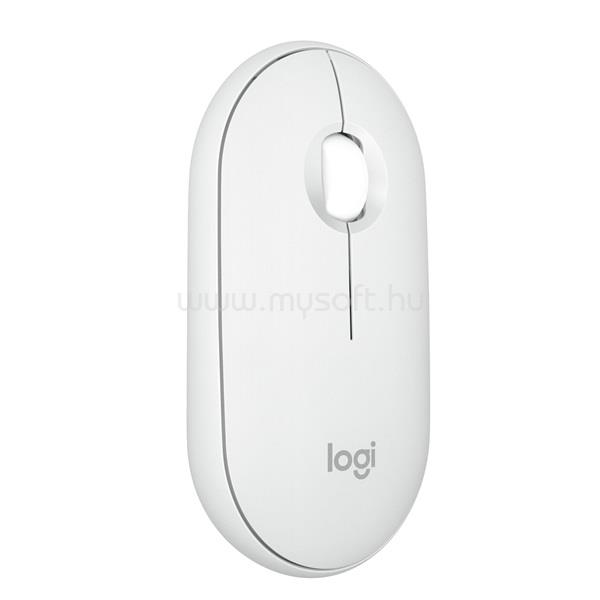 LOGITECH Pebble Mouse 2 M350S vezeték nélküli egér (fehér)