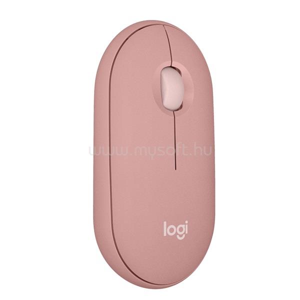 LOGITECH Pebble Mouse 2 M350S vezeték nélküli egér (rózsaszín)