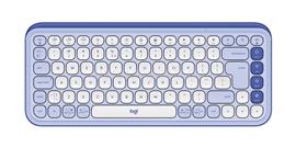 LOGITECH Pop Icon Keys vezeték nélküli billentyűzet angol lokalizáció (lila/piszkosfehér) 920-013074 small