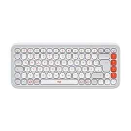 LOGITECH POP Icon Keys vezeték nélküli billentyűzet angol lokalizáció (piszkosfehér/narancssárga)) 920-013072 small