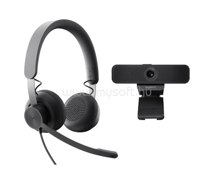 LOGITECH Videóhívás UC készlet (C925e full HD webkamera és Logitech Zone vezetékes headset)