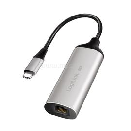 LOGILINK USB-C/M 3.2 Gen 1 - RJ45/F 5G Gigabit Ethernet adapter, Full Duplex áramlásszabályozással, alumínium UA0456 small