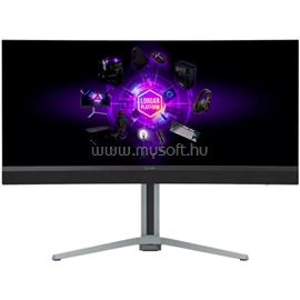 LORGAR 34MP1 ívelt Gaming Monitor LRG-34MP1W180C-GY small