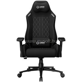 LORGAR CHA41, Ergonomic Gaming Chair Advanced, premium anti-stain fabric, Black/white LRG-CHA41-BK-WH small