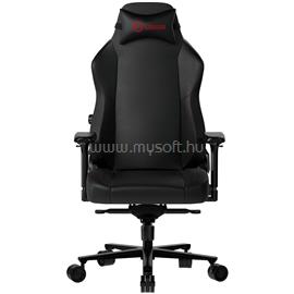 LORGAR Embrace 533, Gaming chair, PU eco-leather, 1.8 mm metal frame, multiblock mechanism, 4D armrests, 5 Star aluminium base, Class-4 gas lift, 75mm PU casters, Black LRG-CHR533B small