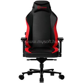 LORGAR Embrace 533, Gaming chair, PU eco-leather, 1.8 mm metal frame, multiblock mechanism, 4D armrests, 5 Star aluminium base, Class-4 gas lift, 75mm PU casters, Black + red LRG-CHR533BR small