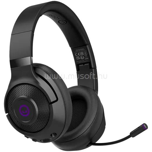 LORGAR Noah 702 vezeték nélküli gamer headset (fekete)