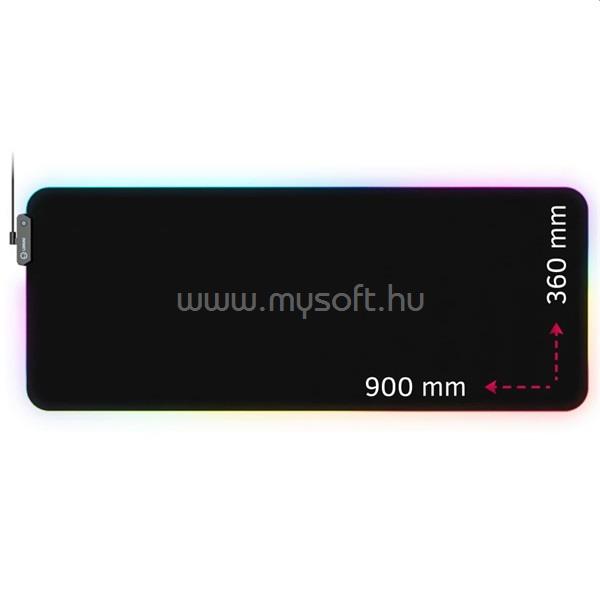 LORGAR Steller 919 900x360x3mm egérpad (fekete)