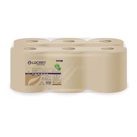 LUCART Kéztörlő 2 rétegű tekercses 6 tekercs/karton L-One Maxi 450 EcoNatural _852277 havanna barna LUCART_46372 small