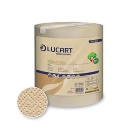 LUCART Kéztörlő 2 rétegű tekercses átmérő: 17,5 cm egyesével csomagolt 2.300 EcoNatural Lucart_852407J havanna barna LUCART_46369 small