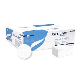 LUCART Kéztörlő 2 rétegű V hajtogatású 180 lap/csomag 18 cs/karton Strong Lucart_863061J fehér LUCART_44012 small